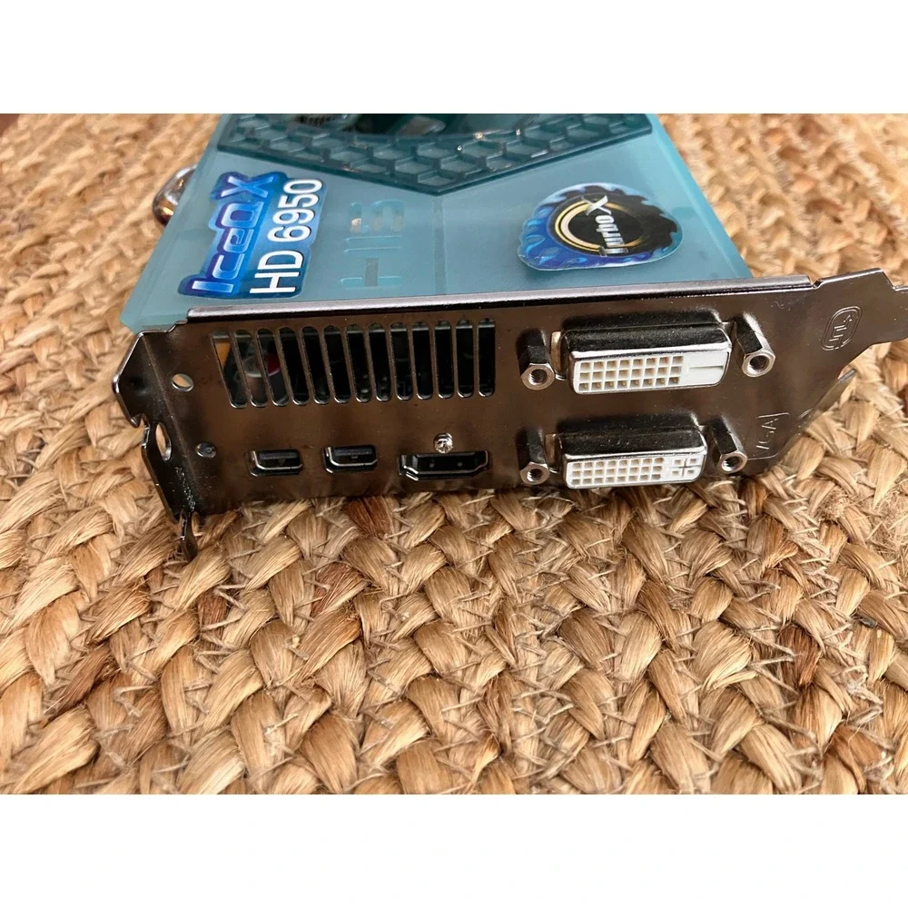 HIS IceQ‎ HD 6950 2GB GDDR5 PCIe Graphics Card AMD Radeon GPU Blue Cooler